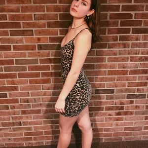 pretty little thing cheetah print dress